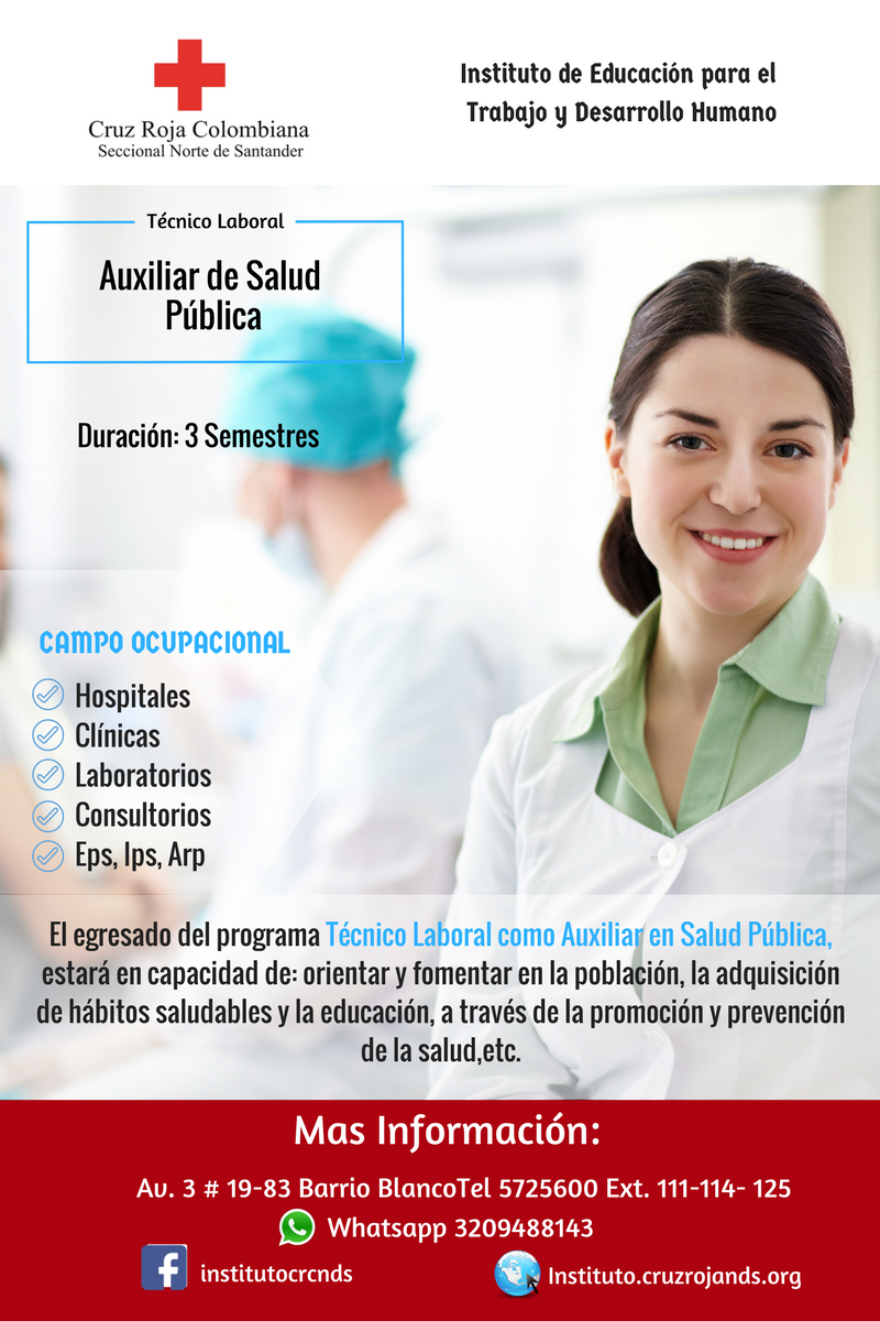 Auxiliar en Salud Publica